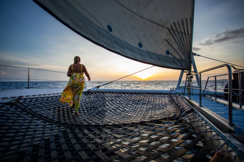 Boot tour bij zonsondergang vanaf Jan Thiel op Curaçao